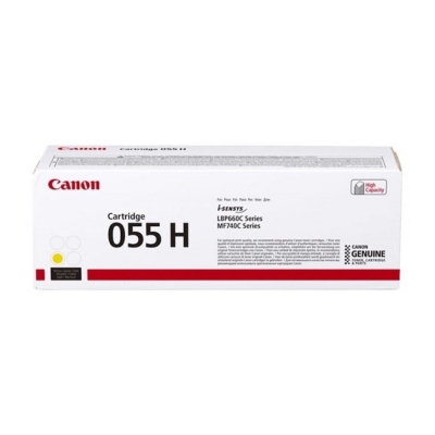 - Canon Cartridge 055H Y (yellow)