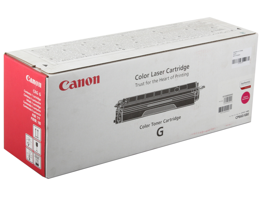 Тонер Canon TONER CRG-G BLACK FOR CP660