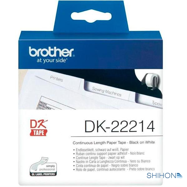 Бумажная клеящаяся лента Brother DK-22214